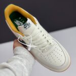 نایک ایر فورس وان کرم سبز  Nike Air Force 1 Cream Green - تصویر 3