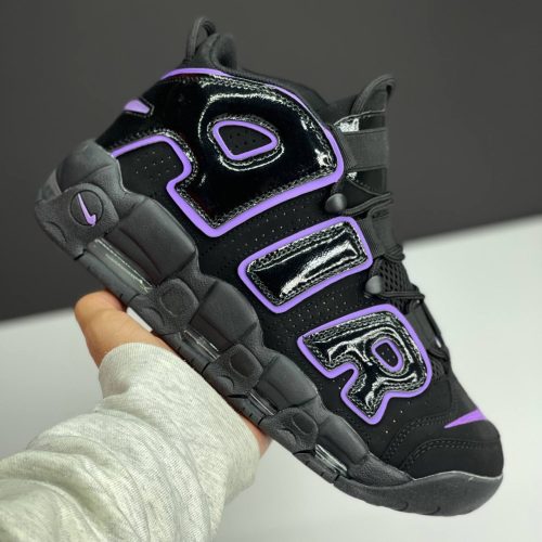 IMG_0507-500x500-1-1.jpg کفش نایک ایر مور آپتمپو مشکی بنفش Nike Air More Uptempo Black Purple - تصویر 1