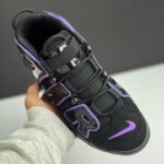 کفش نایک ایر مور آپتمپو مشکی بنفش Nike Air More Uptempo Black Purple - تصویر 4