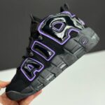 کفش نایک ایر مور آپتمپو مشکی بنفش Nike Air More Uptempo Black Purple - تصویر 2