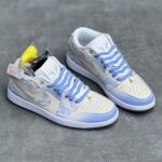 کفش نایک ایر جردن وان لو آبی اژدها Nike Air Jordan 1 Low Dragon Blue - تصویر 2