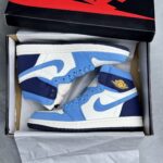 کفش نایک ایر جردن وان ساقدار ابسیدین Nike Air Jordan 1 High Obsidian - تصویر 3