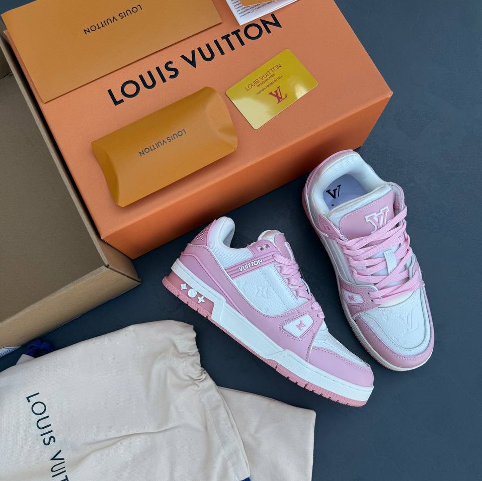 IMG_3256.jpeg کفش لویی ویتون سوپر مستر صورتی Louis Vuitton Super Master Pink - تصویر 1