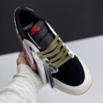 کفش نایک ایر جردن ۱ لو تراویس اسکات الیو  Nike Air Jordan 1 Low Travis Scott Olive - تصویر 4