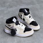 کفش نایک ایر جردن وان ساقدار کرم مشکی Nike Air Jordan 1 High Cream Black - تصویر 4