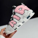 کفش نایک ایر مور آپتمپو کرم صورتی Nike Air More Uptempo Cream Pink - تصویر 2