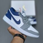 کفش نایک ایر جردن وان لو ترو بلو | Nike Air Jordan 1 Low True Blue - تصویر 3