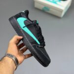 کفش نایک ایر جردن وان لو تراویس اسکات تیفانی Nike Air Jordan 1 Low Travis Scott Tiffany - تصویر 6