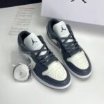 کفش نایک ایر جردن وان لو دارک گری Nike Air Jordan 1 Low Dark Grey - تصویر 2