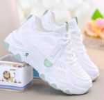 کتونی لژدار طبی فیلا سفید سبز - تصویر 4