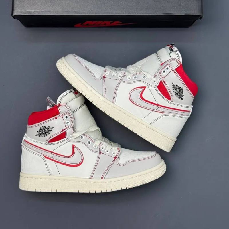 photo_3_2025-12-04_01-02-02.jpg کفش نایک ایر جردن وان ساقدار رترو فانتوم جیم رد Nike Air Jordan 1 High Retro Phantom Gym Red - تصویر 1
