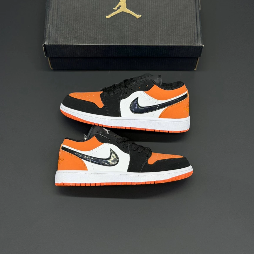 pj87cpsn.png کفش نایک ایر جردن وان لو نارنجی Nike Air Jordan 1 Low Orange - تصویر 1
